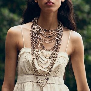 Zara Multi-Layered Beaded Necklace
